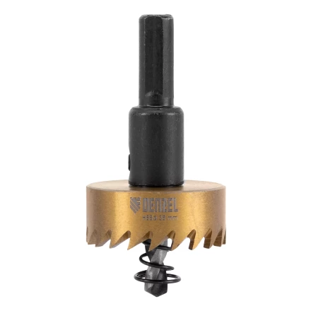 Коронка по металлу HSS, 35 мм, нитридтитановое покрытие Denzel 724110 купить в Уфе