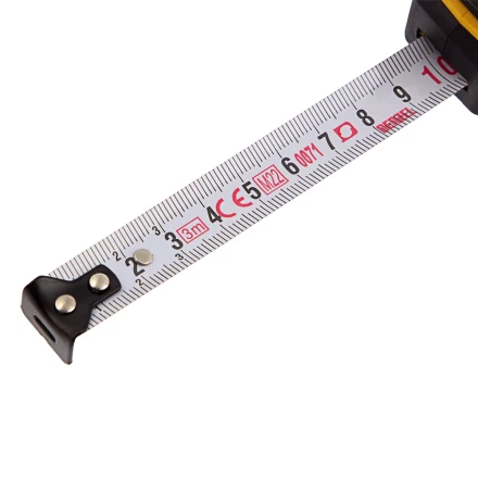 Рулетка Denzel 3м х 16мм, двухкомп. корпус, кнопка-пауза, 31541 купить в Уфе