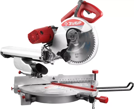 Пила торцовочная ЗУБР, плавный пуск, ременной привод, 305 мм, 4200 об/мин, 1800 Вт ЗПТ-305-1800-ЛР купить в Уфе