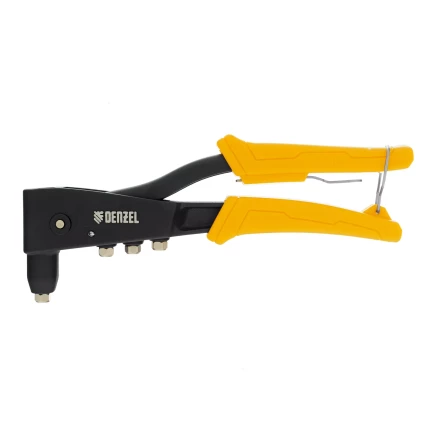 Заклепочник ручной, 255 мм Denzel, литой, усиленный, заклепки 2,4-3,2-4,0-4,8 мм 40441 купить в Уфе