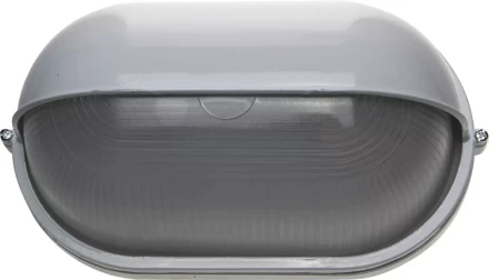 Светильник уличный СВЕТОЗАР влагозащищенный с верхним декоративным кожухом, овал, цвет белый, 100Вт SV-57223-W купить в Уфе