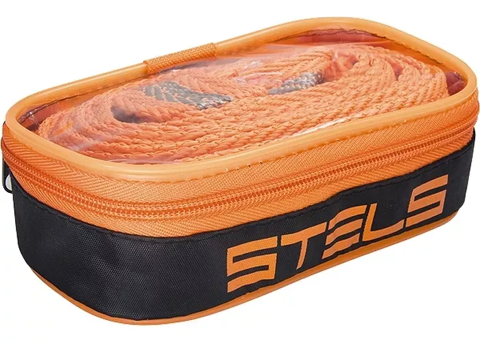 Трос буксировочный 12 тонн 2 петли сумка на молнии STELS 54384 купить в Уфе