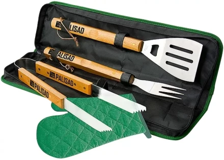 Набор приборов для барбекю 4 предмета в сумке PALISAD Camping 69578 купить в Уфе
