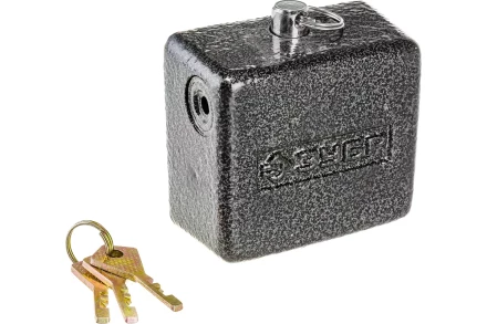 Навесной замок ЗУБР 85 х 80 мм повышенной защищенности дисковый механизм секрета 3720-10 купить в Уфе