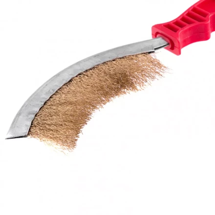 Щетка металлическая изогнутая пластиковая ручка Matrix 74839 купить в Уфе