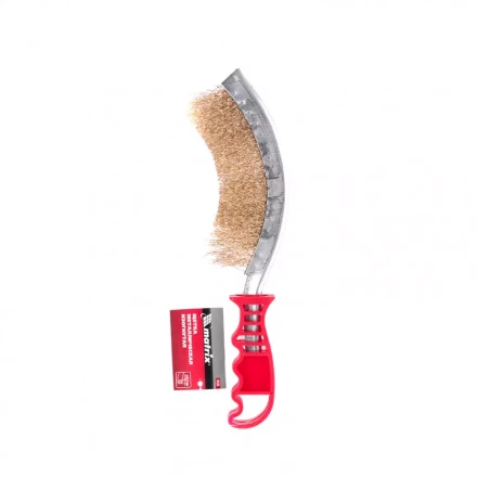 Щетка металлическая изогнутая пластиковая ручка Matrix 74839 купить в Уфе