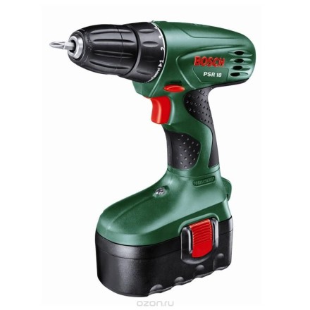 Дрель-шуруповерт аккумуляторная BOSCH PSR 18 (0.603.955.320) купить в Уфе