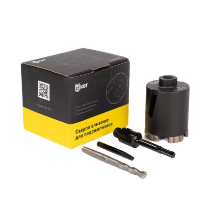 Коронка КВТ SF-68/65 5T с адаптером SDS-Plus серия ПРОФИ (102560) купить в Уфе