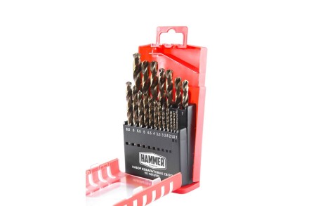 Набор сверл HAMMER No7 19шт. 1,0-10мм купить в Уфе
