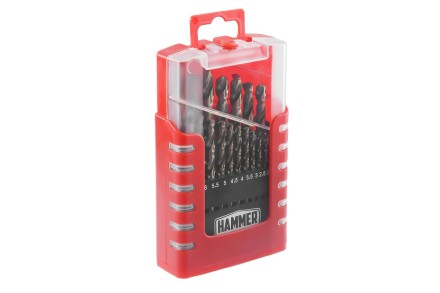Набор сверл HAMMER No7 19шт. 1,0-10мм купить в Уфе