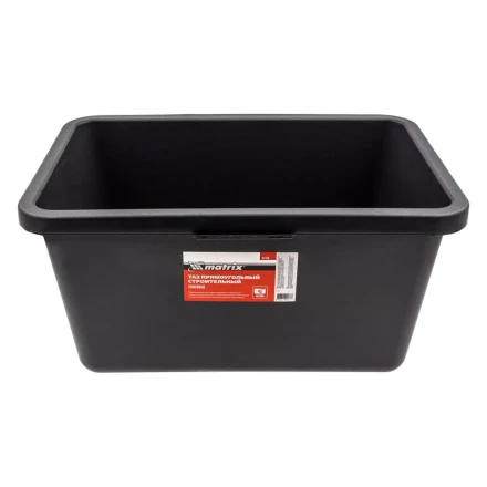 Таз прямоугольный строительный усиленный, 45 л Matrix 81470 купить в Уфе