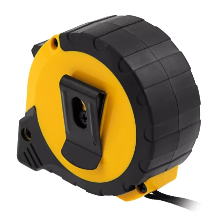 Рулетка Denzel 5м х 19мм, двухкомп. корпус, кнопка-пауза, 31542 купить в Уфе