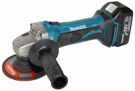 Аккумуляторная угловая шлифовальная машинка Makita BGA452RFE купить в Уфе