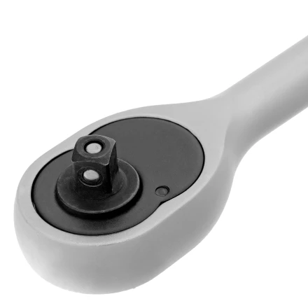 Ключ-трещотка 3/8&quot;, 45 зубьев, с быстрым сбросом, матовый хром Сибртех 14022 купить в Уфе