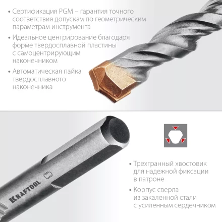 Сверла по бетону EXTREME Оберон 29166-070-03 купить в Уфе