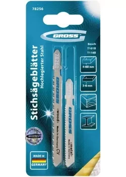 Набор полотен для электролобзика универсальный 2шт GROSS 78256 купить в Уфе