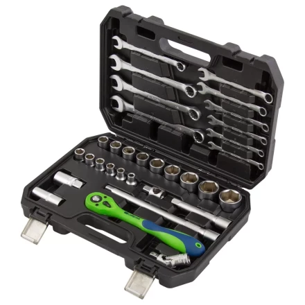 Набор инструментов 32 предмета, CrV, 1/2&quot; Сибртех 13527 купить в Уфе