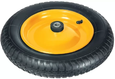 Колесо пневматическое 4.80/4.00-8 D380мм подш. внут. диам. 20мм длина оси 90мм PALISAD 68948 купить в Уфе