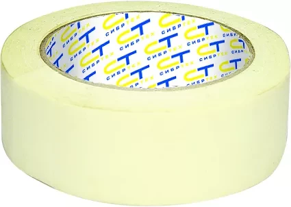 Лента малярная 36 мм х 25 м на бумажной основе  СИБРТЕХ 88831 купить в Уфе