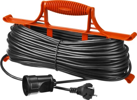 Удлинитель электрический &quot;MAXElectro&quot; на рамке, 50 м, 1 гнездо, STAYER 55018-50 купить в Уфе