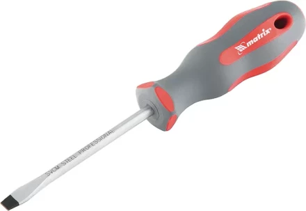 Отвертка Profi SL8,0 х 175 мм SVСM двухкомп. рукоятка MATRIX 11980 купить в Уфе