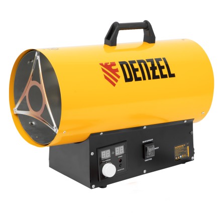 Газовая тепловая пушка GHG-15i, 15 кВт, цифровой термостат, пропан-бутан// Denzel 96478 купить в Уфе