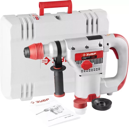 Перфоратор ЗУБР, SDS-Max, 8Дж, 550об/мин, 3000уд/мин, 1100Вт, кейс ЗП-1100ЭК купить в Уфе