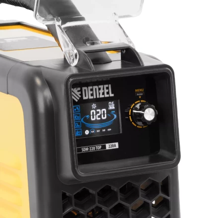 Аппарат инвертор. дуговой сварки SDM-220 Top, 220 А, ПВ 60% кейс// Denzel 94358 купить в Уфе