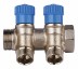 Коллектор GENERAL FITTINGS для холодной воды, вентили, никелированная латунь, вход 3/4&quot; - 4 выхода 1/2&quot; 51046-3/4-1/2-CT4 купить в Уфе