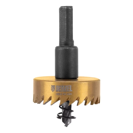 Коронка по металлу HSS, 40 мм, нитридтитановое покрытие Denzel 724112 купить в Уфе