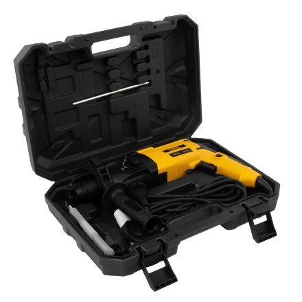 Перфоратор электрический Denzel RHH-600-22, SDS-plus, 600 Вт, 2,5 Дж, 2 реж. 26602 купить в Уфе