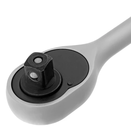 Ключ-трещотка 1/2&quot; Сибртех, 45 зубьев, с быстрым сбросом, матовый хром 14023 купить в Уфе