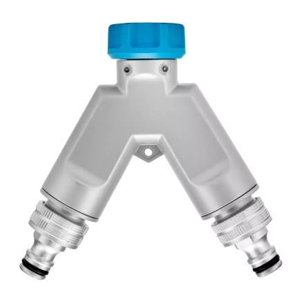 Разветвитель двухканальный Palisad 65832, с внутренней резьбой 3/4&quot;,алюминий, LUXE купить в Уфе