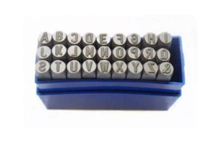 Клеймо буквенное 12мм латиница купить в Уфе