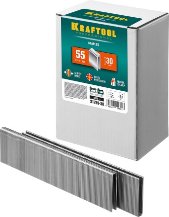 Скобы тип 18GA (55 / 90 / C) 5000 шт 31789-30 купить в Уфе