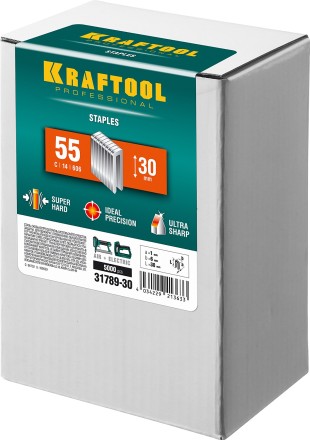 Скобы тип 18GA (55 / 90 / C) 5000 шт 31789-30 купить в Уфе
