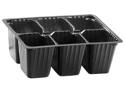 Кассета для рассады 18х13,5см высота 6см 6 ячеек полистирол  Россия 64308 купить в Уфе
