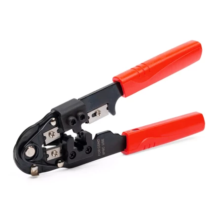 Кримпер многофункциональный КВТ JT-210 со встроенным модулем для обжима RJ-45 (84824) купить в Уфе