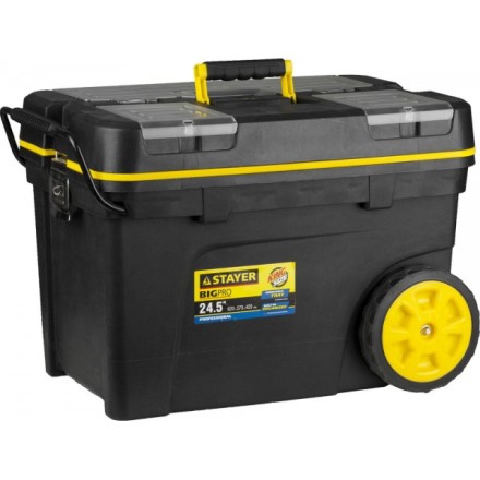 Ящик-тележка для инструмента &quot;BIGPRO&quot; пластиковая, STAYER Professional 38107-24 купить в Уфе