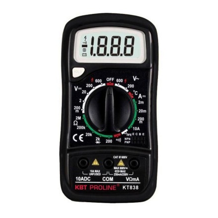 Мультиметр цифровой KT838 PROLINE КВТ купить в Уфе