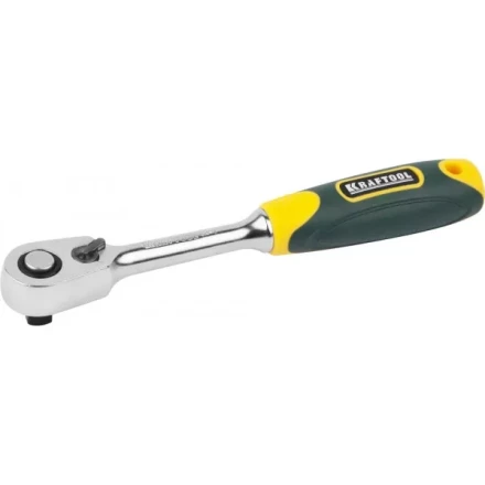 Трещотка для торцовых головок KRAFTOOL &quot;PRO&quot;, Сr-V сталь, 60 зубцов, 1/4&quot; 27794-1/4_z02 купить в Уфе