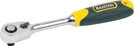 Трещотка для торцовых головок KRAFTOOL &quot;PRO&quot;, Сr-V сталь, 60 зубцов, 1/4&quot; 27794-1/4_z02 купить в Уфе