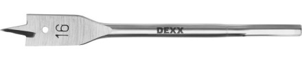 Сверло по дереву перовое, шестигранный хвостовик, DEXX 2945-16, d=16мм 2945-16 купить в Уфе