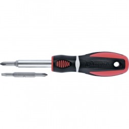 Отвертка комбинированная Era SL5,0 / Ph1 SL6,0 / Ph2 CrV 3-х компонентная рукоятка Matrix 13381