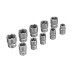 Набор инструментов Сибртех 14170, 1/2&quot;, 3/8&quot;, 1/4&quot;, пластиковый кейс 215 предм. купить в Уфе