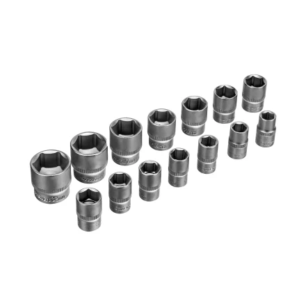 Набор инструментов Сибртех 14170, 1/2&quot;, 3/8&quot;, 1/4&quot;, пластиковый кейс 215 предм. купить в Уфе