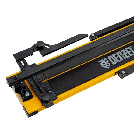 Плиткорез рельсовый Denzel 800х16мм, каретка на подш., стальная станина, усил. рукоятка-пенал 877016 купить в Уфе