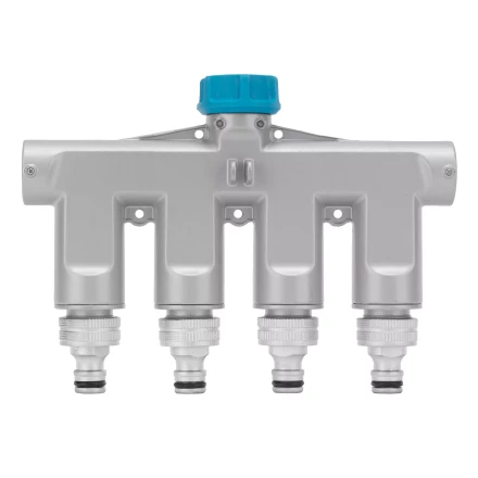 Разветвитель четырёхканальный Palisad 65833, с внутренней резьбой 3/4&quot;, алюминий, LUXE купить в Уфе