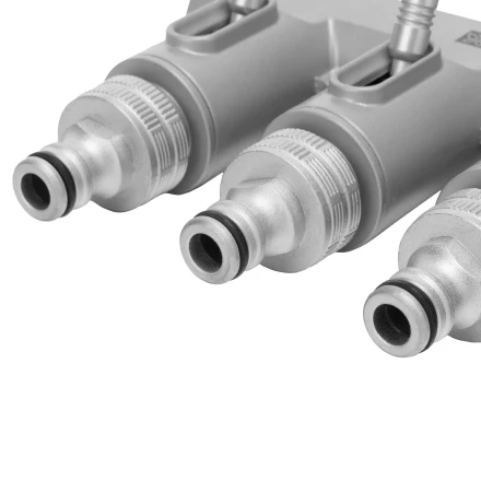 Разветвитель четырёхканальный Palisad 65833, с внутренней резьбой 3/4&quot;, алюминий, LUXE купить в Уфе