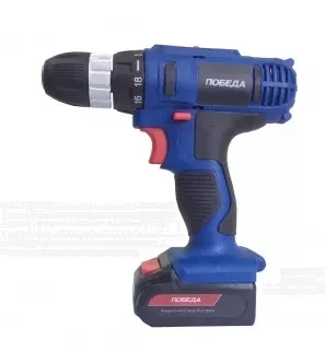 Аккумуляторный Дрель-шуруповерт ПОБЕДА ДА-18/2 Ли купить в Уфе
